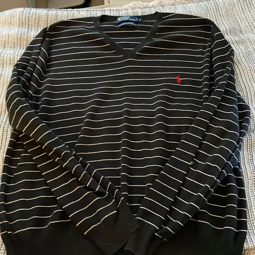 Polo long sleeve sweater